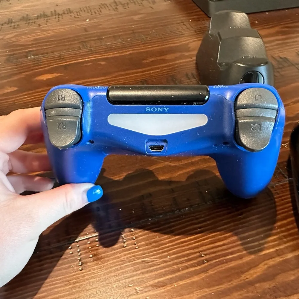 PlayStation 4 with games and controllers!